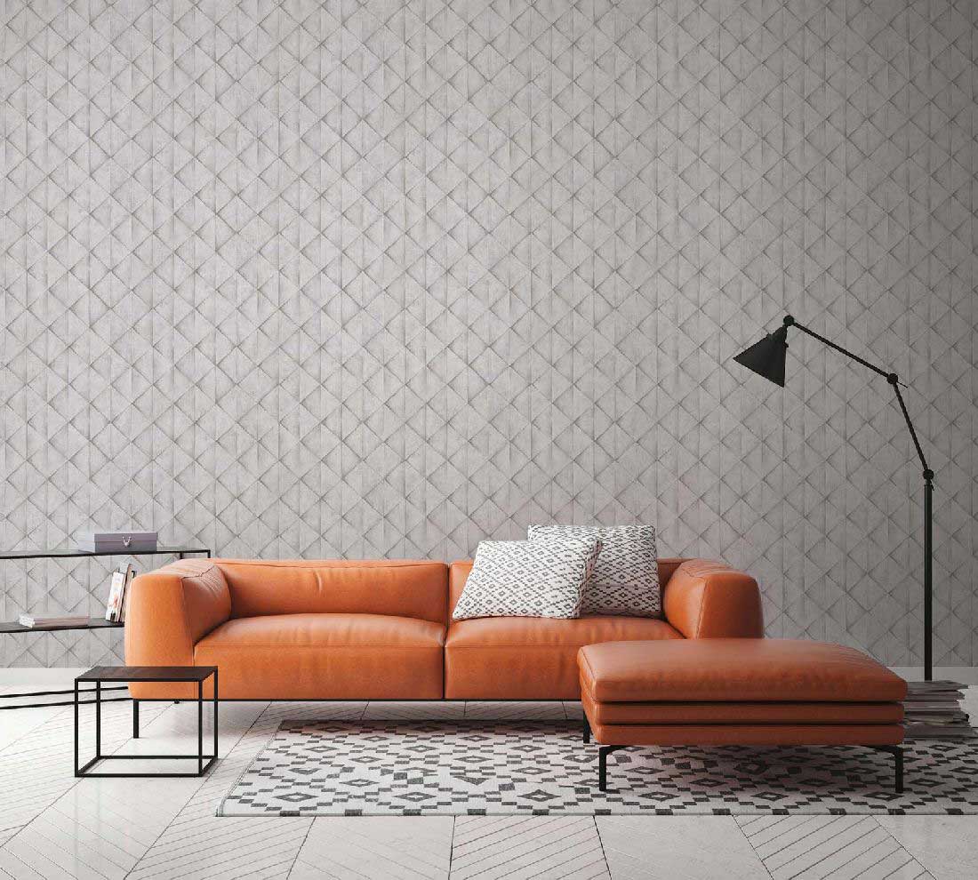 Skaben Tapete Stone Steintapete Braun / Rot Raum6