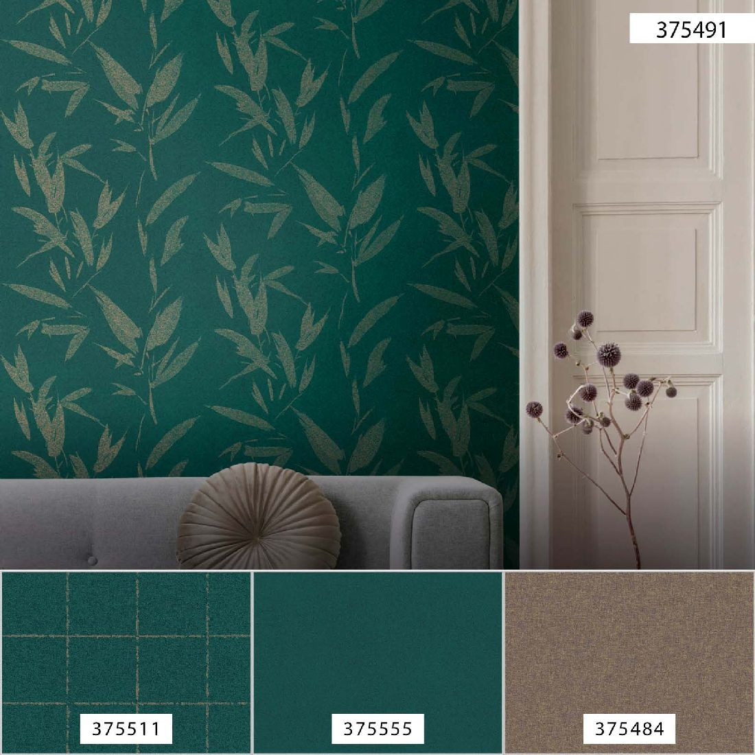 Skaben Tapete Stone Steintapete Grau / Anthrazit Raum7