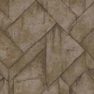 Skaben wallpaper Stone - stone wallpaper brown / anthracite 10.05 m x 0.53 m