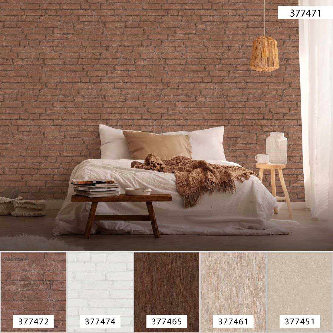 Skaben Tapete Animals Tapete mit Tieren Weiß / Grau Raum7