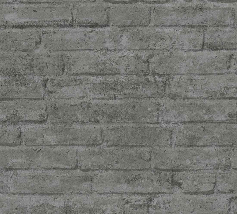 Skaben Wallpaper Stone - Stone Wallpaper Grey / Anthracite 10.05 m x 0.53 m D6747 main product photo