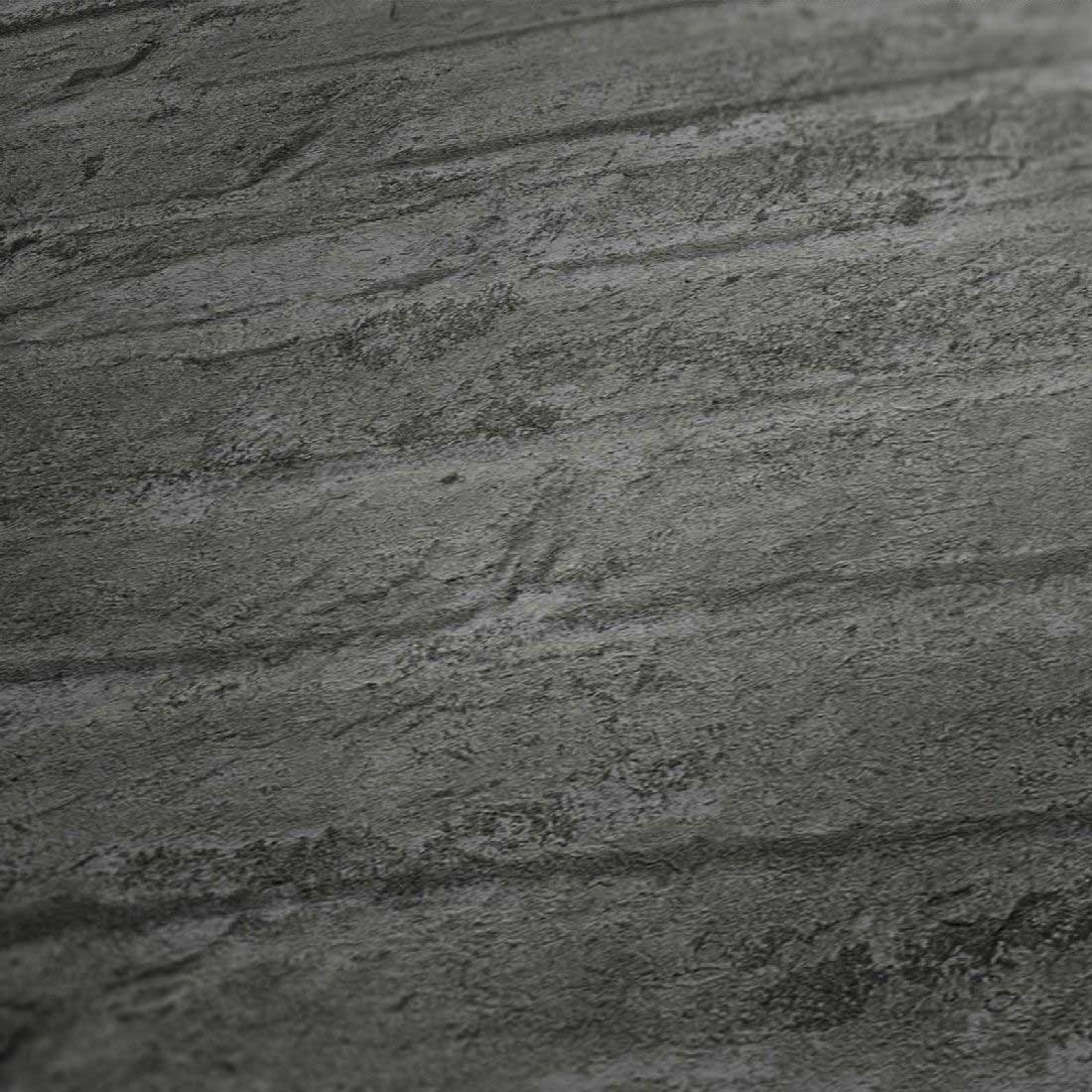 Skaben Tapete Uni Unitapete Grau Raum2