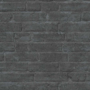 Skaben Tapete Stone - Steintapete Grau / Schwarz 10,05 m x 0,53 m