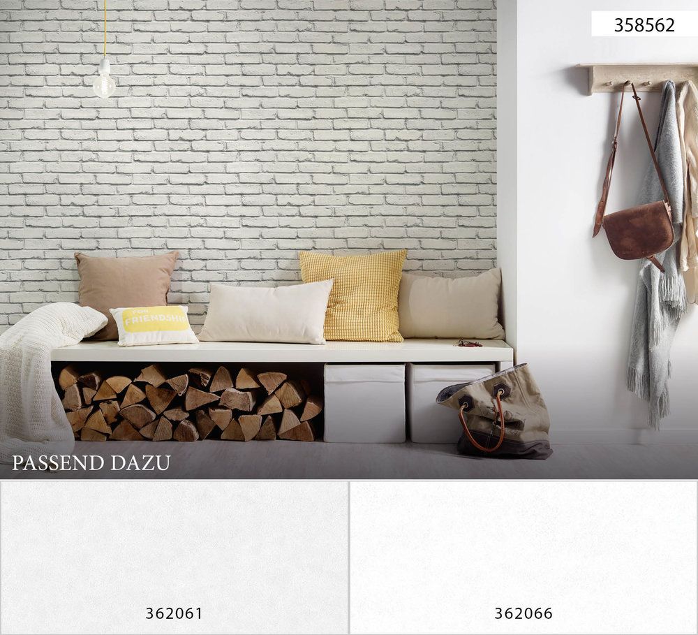 Skaben Tapete Uni Unitapete Grau R10