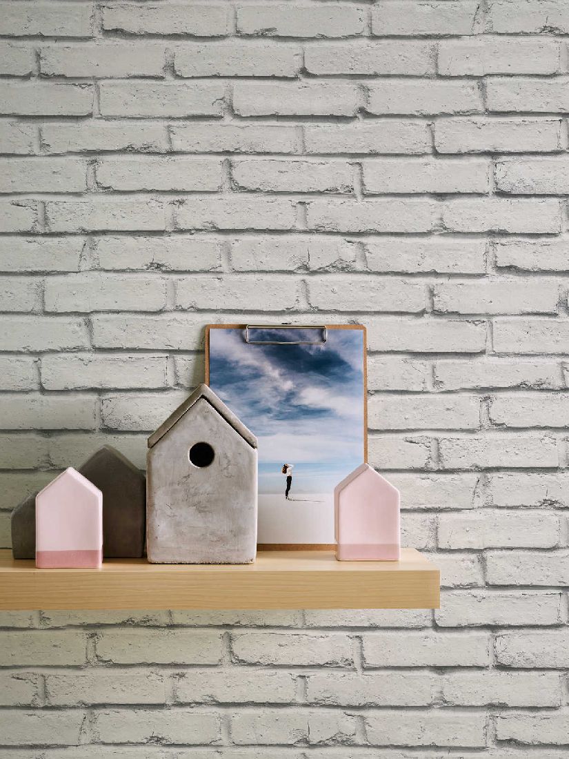 Skaben Tapete Uni Unitapete Grau Raum4