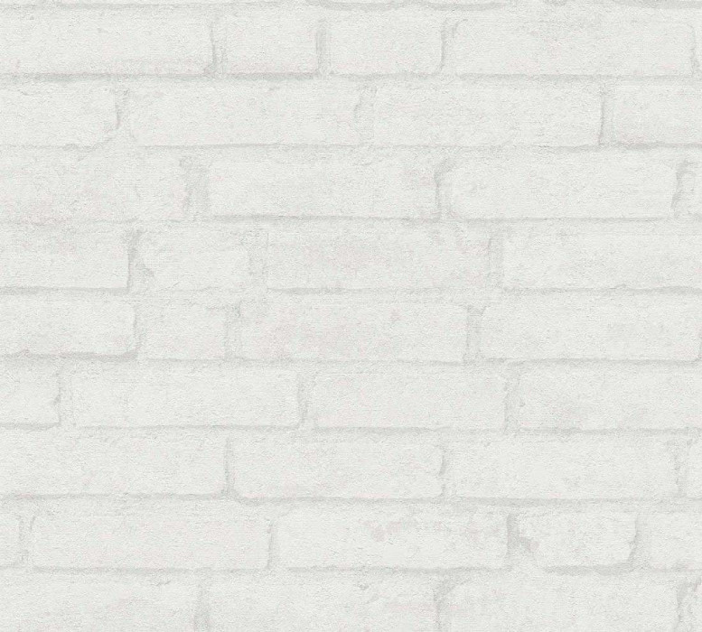 Papel pintado Skaben Piedra - papel pintado piedra blanco / gris 10,05 m x 0,53 m main product photo