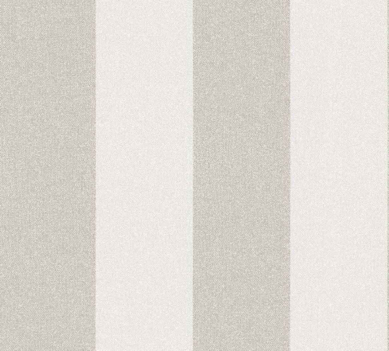 Skaben Wallpaper Strips - Striped Wallpaper Beige / Cream 10.05 m x 0.53 m main product photo