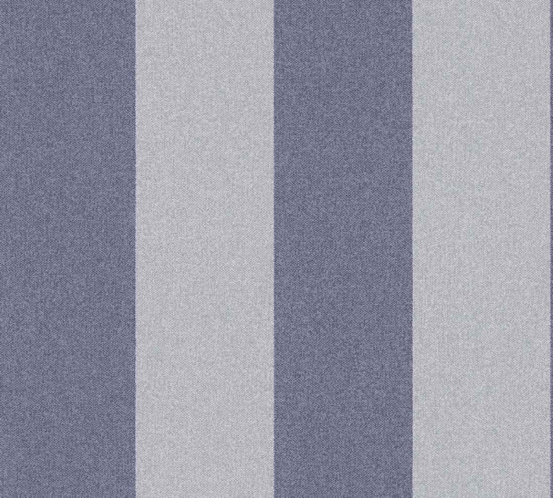 Papel pintado Skaben a rayas - papel pintado a rayas azul / gris 10,05 m x 0,53 m main product photo