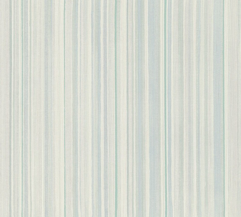 Skaben Wallpaper Strips - Striped Wallpaper Blue / White 10.05 m x 0.53 m main product photo
