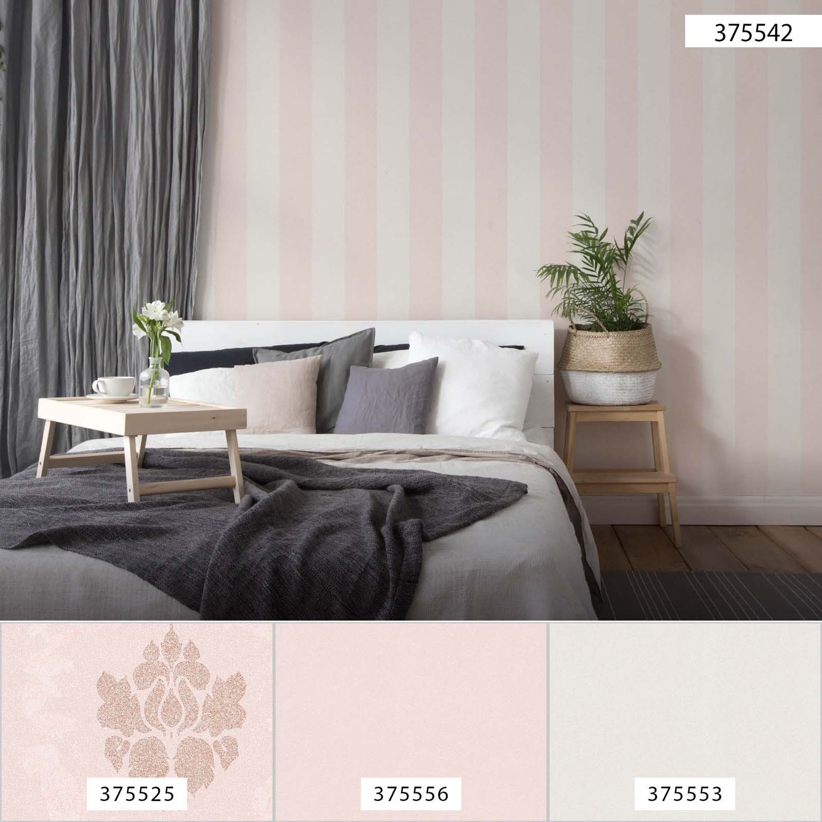 Skaben Tapete Uni Unitapete Grau / Schwarz Raum6