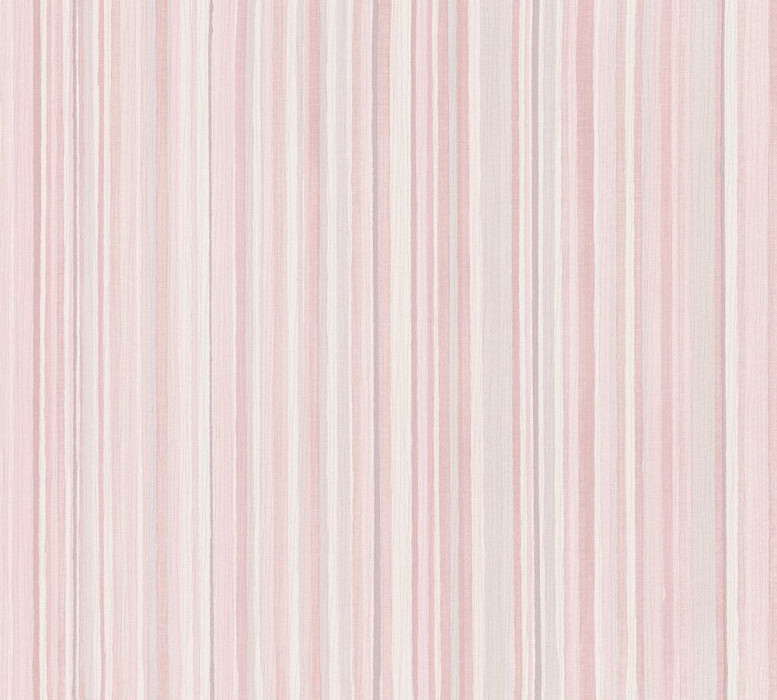 Papel pintado Skaben Stripe - papel pintado a rayas rosa / morado 10,05 m x 0,53 m main product photo