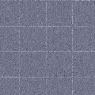 Skaben Tapete Tiles - Fliesentapete Blau / Grau 10,05 m x 0,53 m