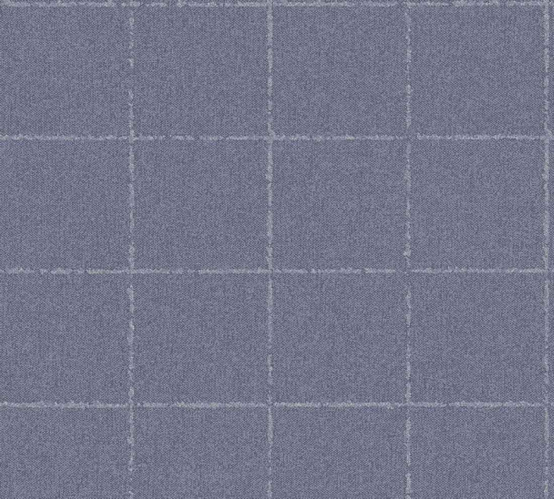 Skaben Papier peint Tiles - Papier peint motif de carrellages Bleu / Gris 10,05 m x 0,53 m main product photo