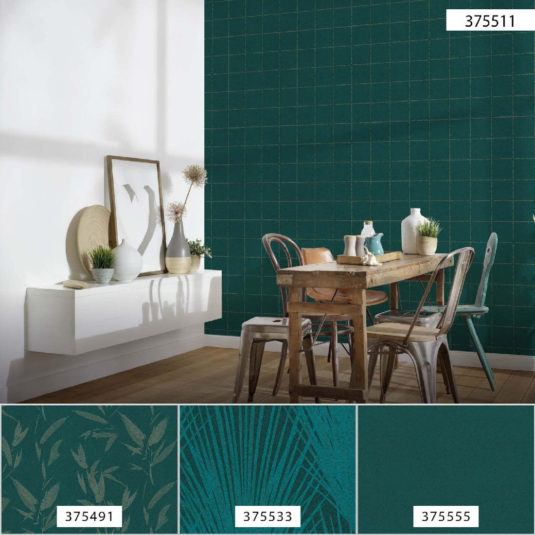 Skaben Tapete Uni Unitapete Creme / Beige Raum6