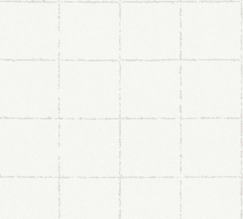 Skaben Papier peint Tiles - Papier peint motif de carrellages Blanc 10,05 m x 0,53 m main product photo