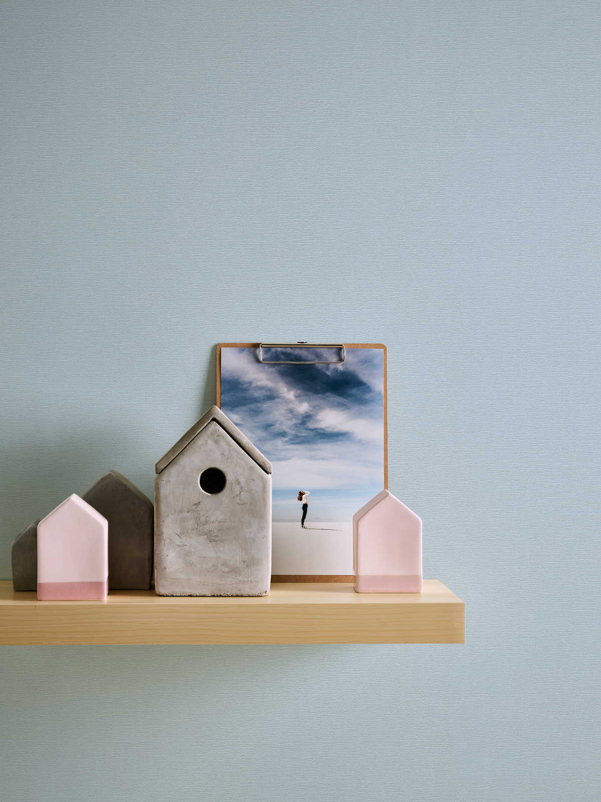 Skaben Tapete Uni Unitapete Braun Raum4