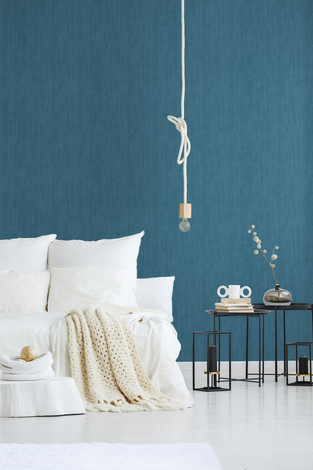 Skaben Tapete Uni Unitapete Creme Raum6