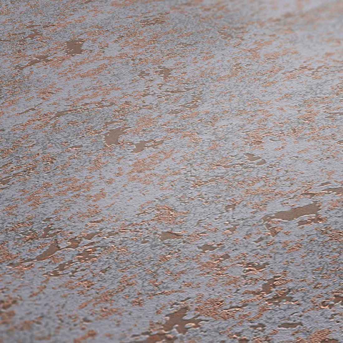 Skaben Tapete Palm Palmentapete Dschungeltapete Braun / Petrol Raum2