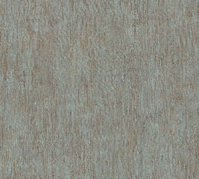 Skaben Wallpaper Plain - Brown / Turquoise 10,05 m x 0,53 m main product photo