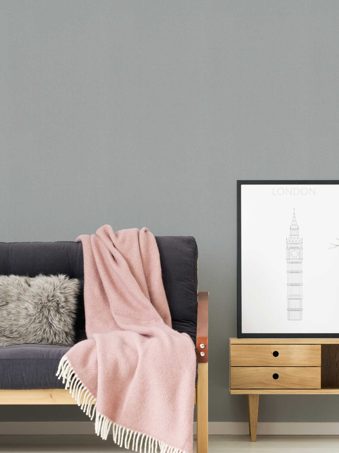 Skaben Tapete Vintage Vintagetapete Braun / Orange Raum8