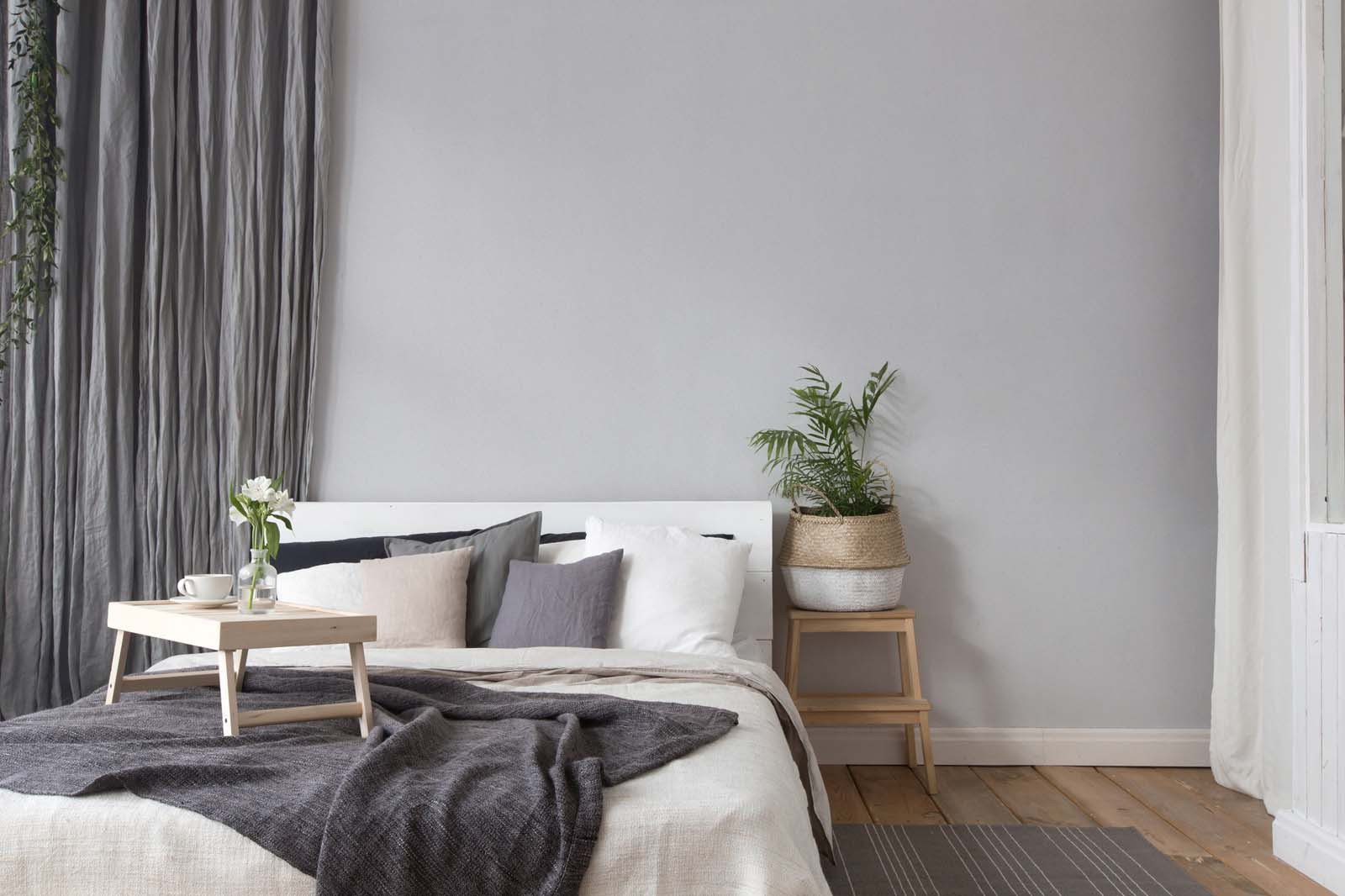 Skaben Tapete Jungle Dschungeltapete Palmentapete Creme / Braun Raum5