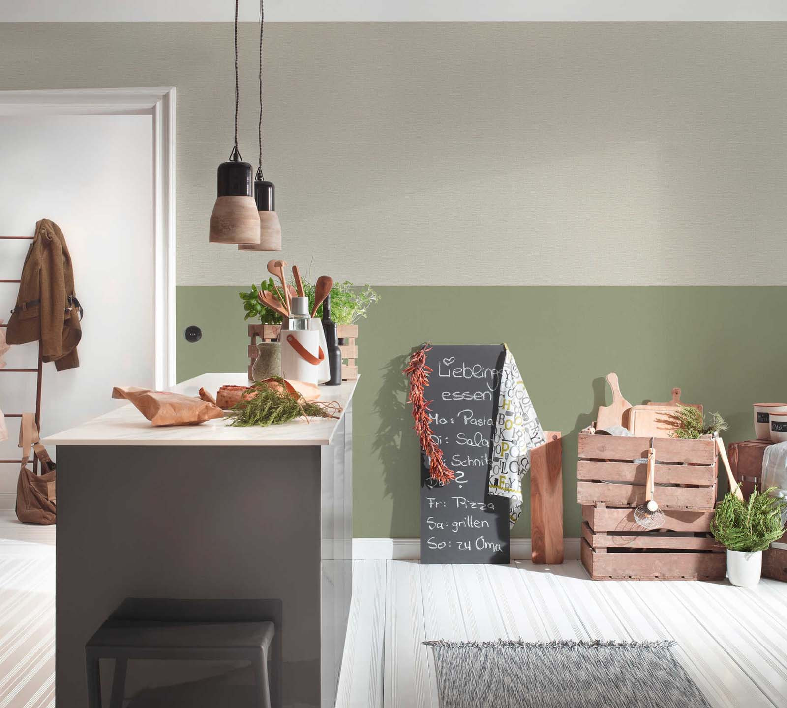 Skaben Tapete Vintage Vintagetapete Grau / Weiß R9