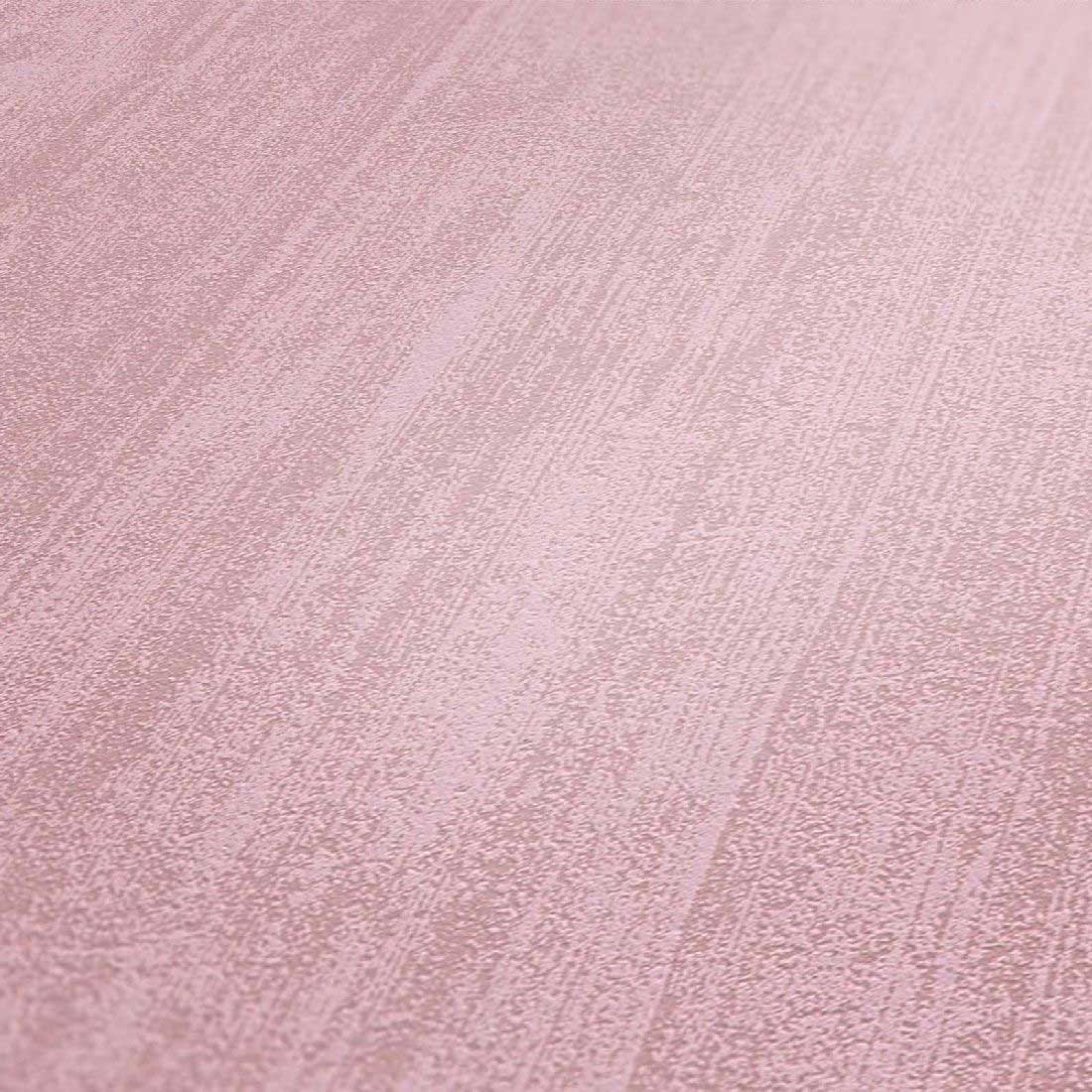 Skaben Tapete Uni Unitapete Rosa / Grau Raum2