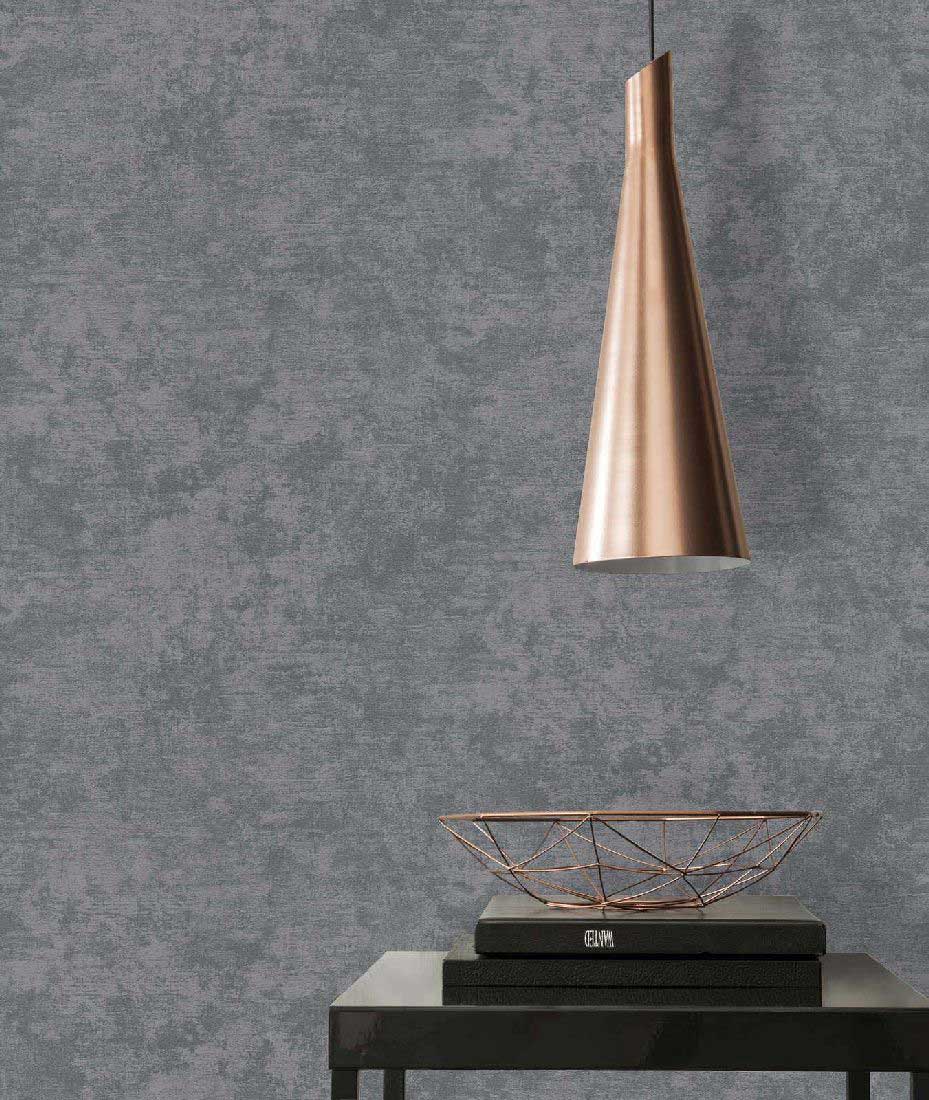 Skaben Tapete Uni Unitapete Beige Raum4