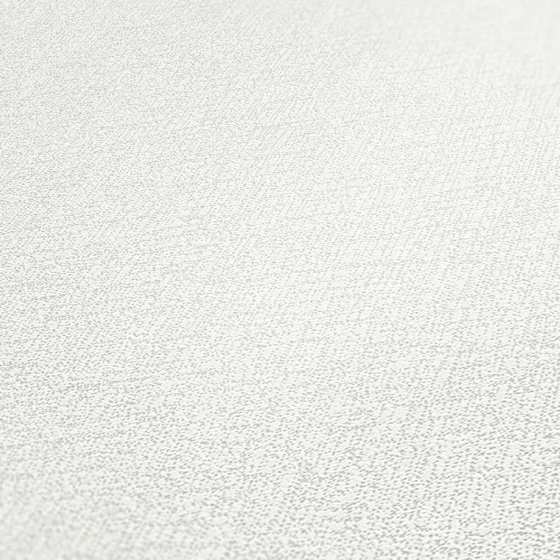 Skaben Tapete Uni Unitapete Weiß Raum2