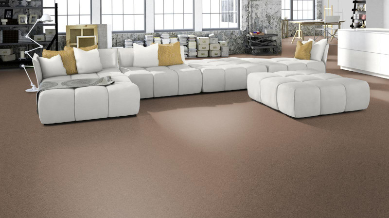 Skaben Fitted carpet Amazonas Cocoa Bean Brown 400 cm main product photo