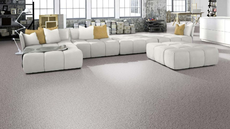 Skaben Teppichboden Ganges Cloud Grau 400 cm main product photo