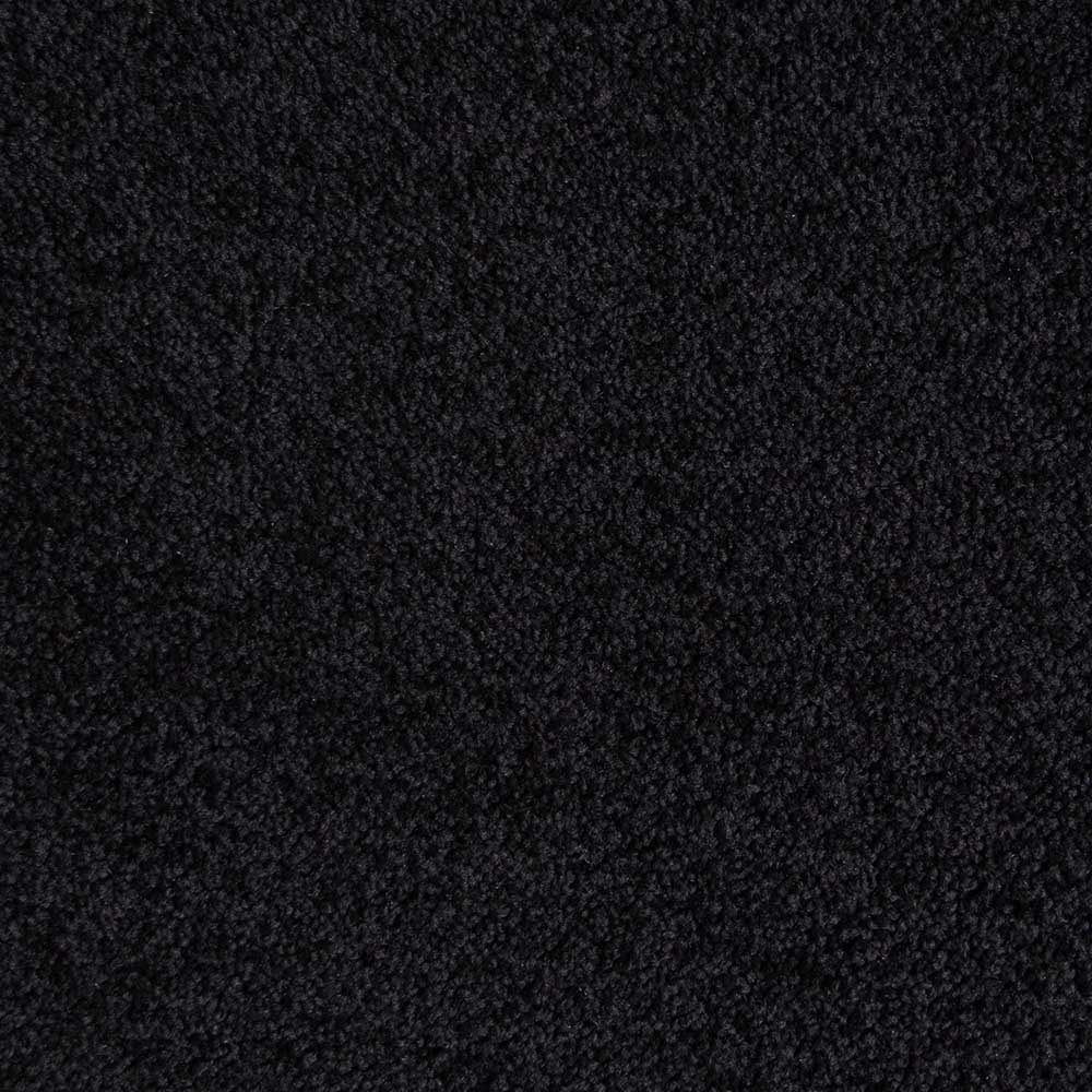 Skaben Teppichboden Ganges Pitch Dunkelschwarz 400 cm Raum1