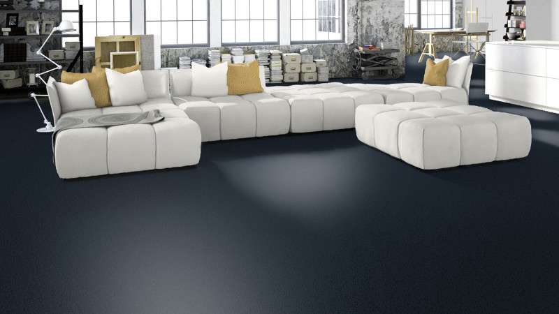 Skaben Teppichboden Ganges Ocean Grünblau 400 cm main product photo