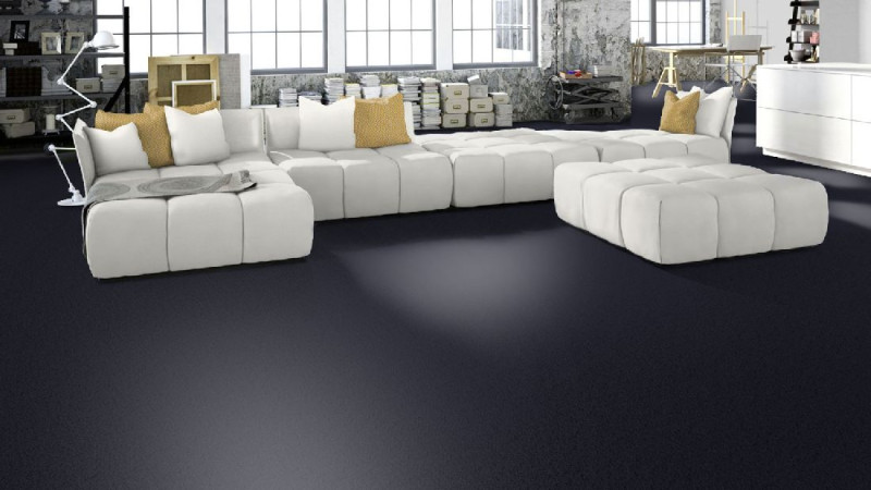 Skaben Fitted carpet Ganges Deep Sea Blue 400 cm main product photo