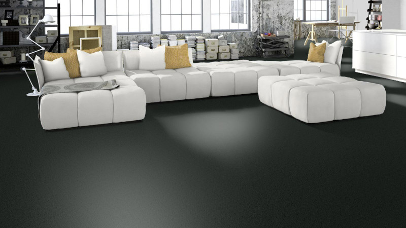 Alfombra Skaben Ganges Jungle Night Negra 400 cm main product photo