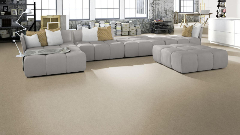Skaben Teppichboden Mackenzie Sanddrift Beige 400 cm main product photo