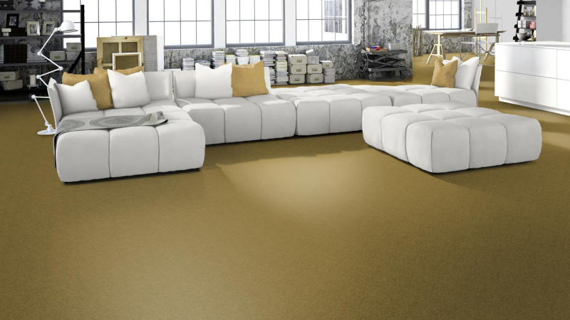 Skaben Moquette Orinoco Moutarde verte 400 cm main product photo