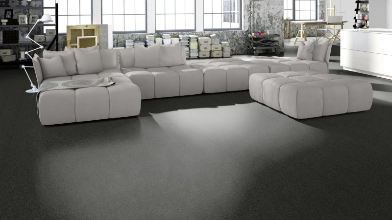 Skaben Fitted carpet Orinoco Blue Grey 400 cm main product photo