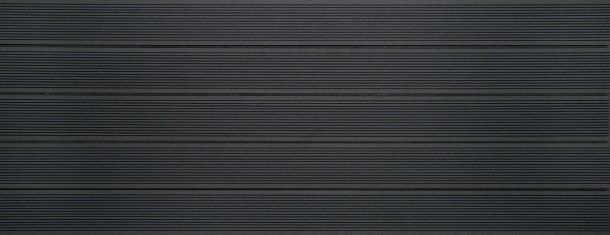 Skaben Terrassendiele WPC massiv Prime Dunkelgrau gerillt 22 x 143 x 3000-4800 Raum1