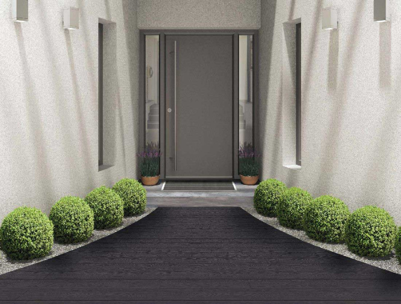 Skaben Terrassendiele WPC massiv Prime Dunkelgrau struktur 22 x 143 x 3000-4800 main product photo