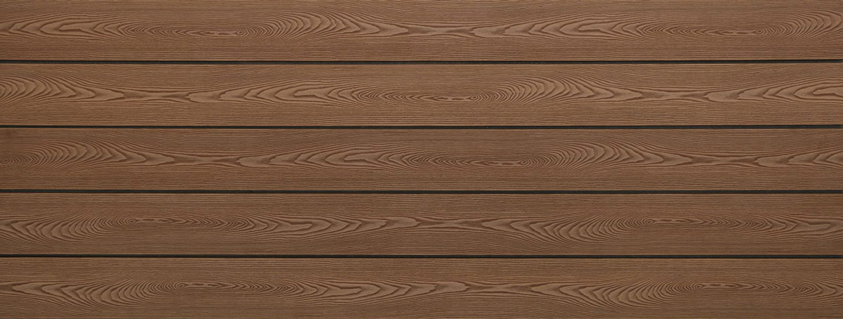 Skaben Terrassendiele WPC massiv Prime Hellbraun struktur 22 x 143 x 3000-4800 Raum1
