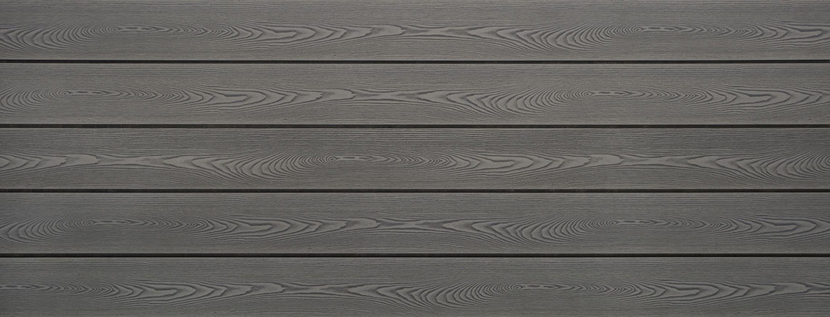 Skaben Terrassendiele WPC massiv Prime Hellgrau struktur 22 x 143 x 3000-4800 Raum1