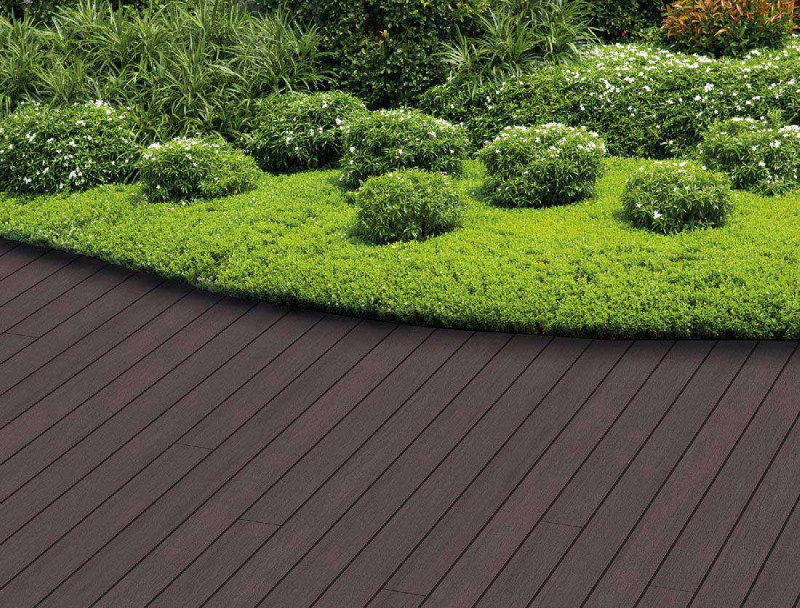 Skaben Terrassendiele WPC massiv Thermoesche gebürstet 22 x 143 x 3000-4800 main product photo