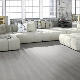 Skaben vinyl flooring solid Life 30 Oak Classic Grey 1-plank Adhesive plank