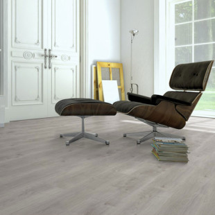 Skaben vinyl flooring solid Life 55 Walnut Oak Light Grey 1-plank 4V for gluing