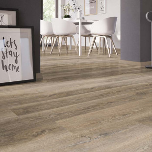 Skaben vinyl floor solid Life 30 Authentic oak 1-plank wideplank for gluing