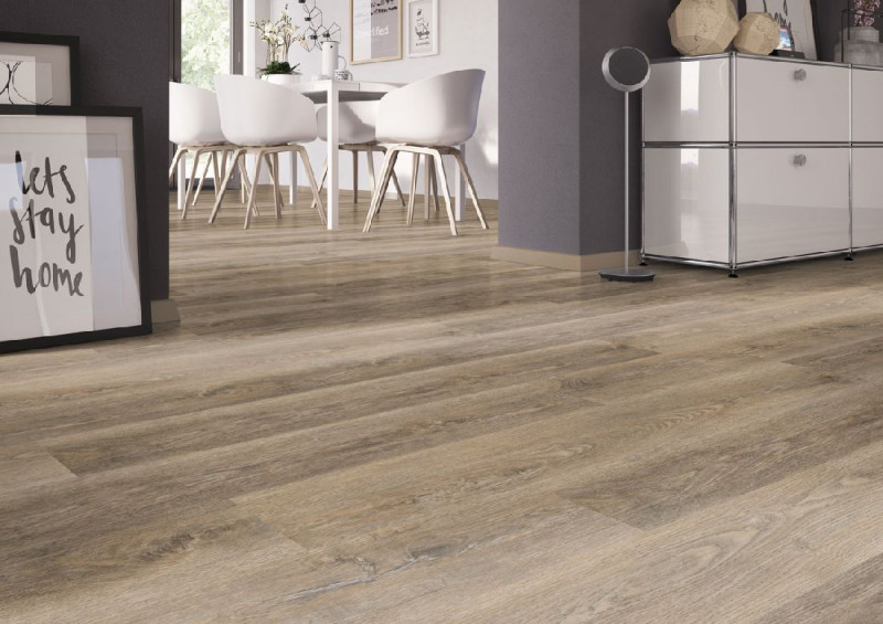 Skaben Vinyle à coller en matériau massif Life 30 Chêne authentique 1 frise main product photo