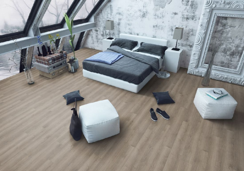 Skaben Klebe Vinylboden massiv Life 30 Edle Eiche Greige 1-Stab Landhausdiele zum kleben main product photo