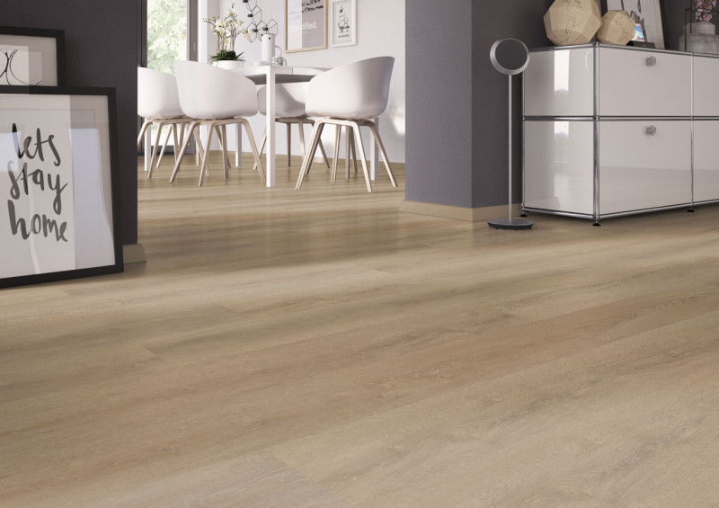 Skaben Klebe Vinylboden massiv Life 30 Eiche Gesägt Dunkel 1-Stab Landhausdiele zum kleben main product photo