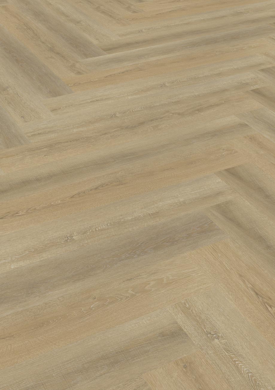 Skaben Vinylboden massiv Life 30 Eiche Gesägt Natürlich Fischgrät Raum1